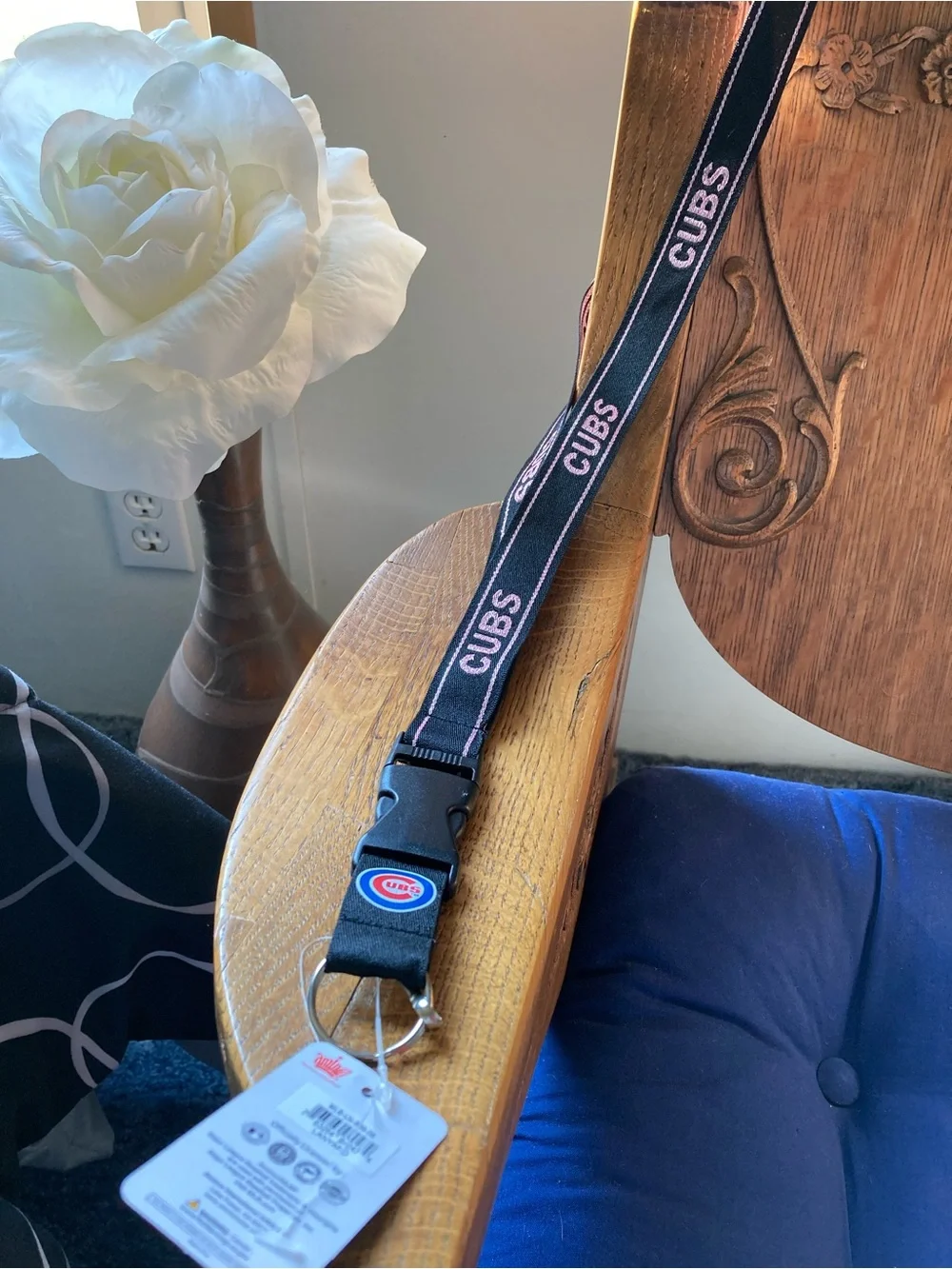 Chicago Cubs Lanyard with Badge Clip